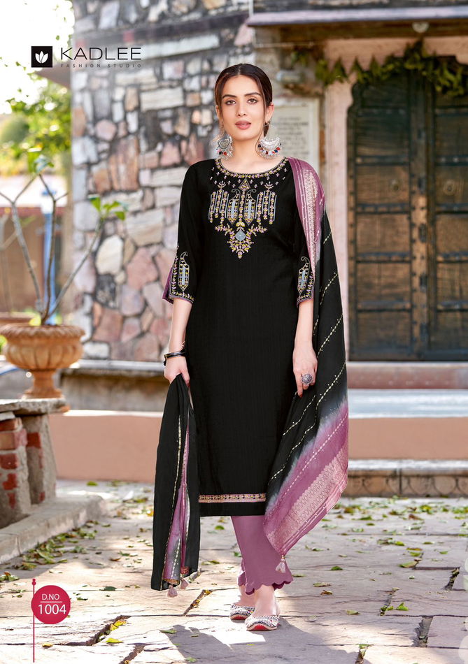 Kalindi By Kadlee Viscose Designer Kurti With Bottom Dupatta Wholesale Online
